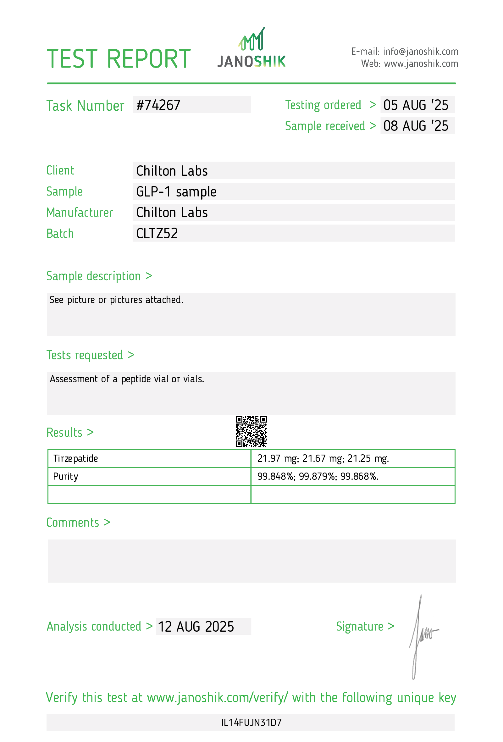 Tirzepatide 20mg vial - Image 2