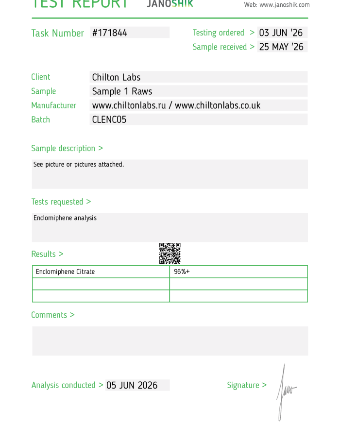 Enclomiphene Citrate 12.5mg (Ships Friday 12th)