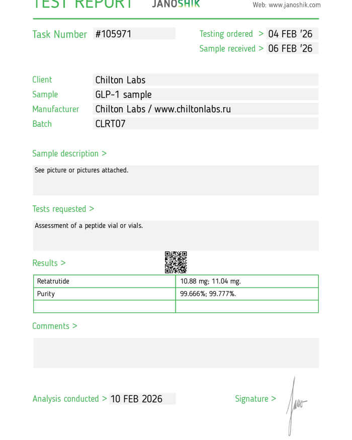 Retatrutide 10mg vial