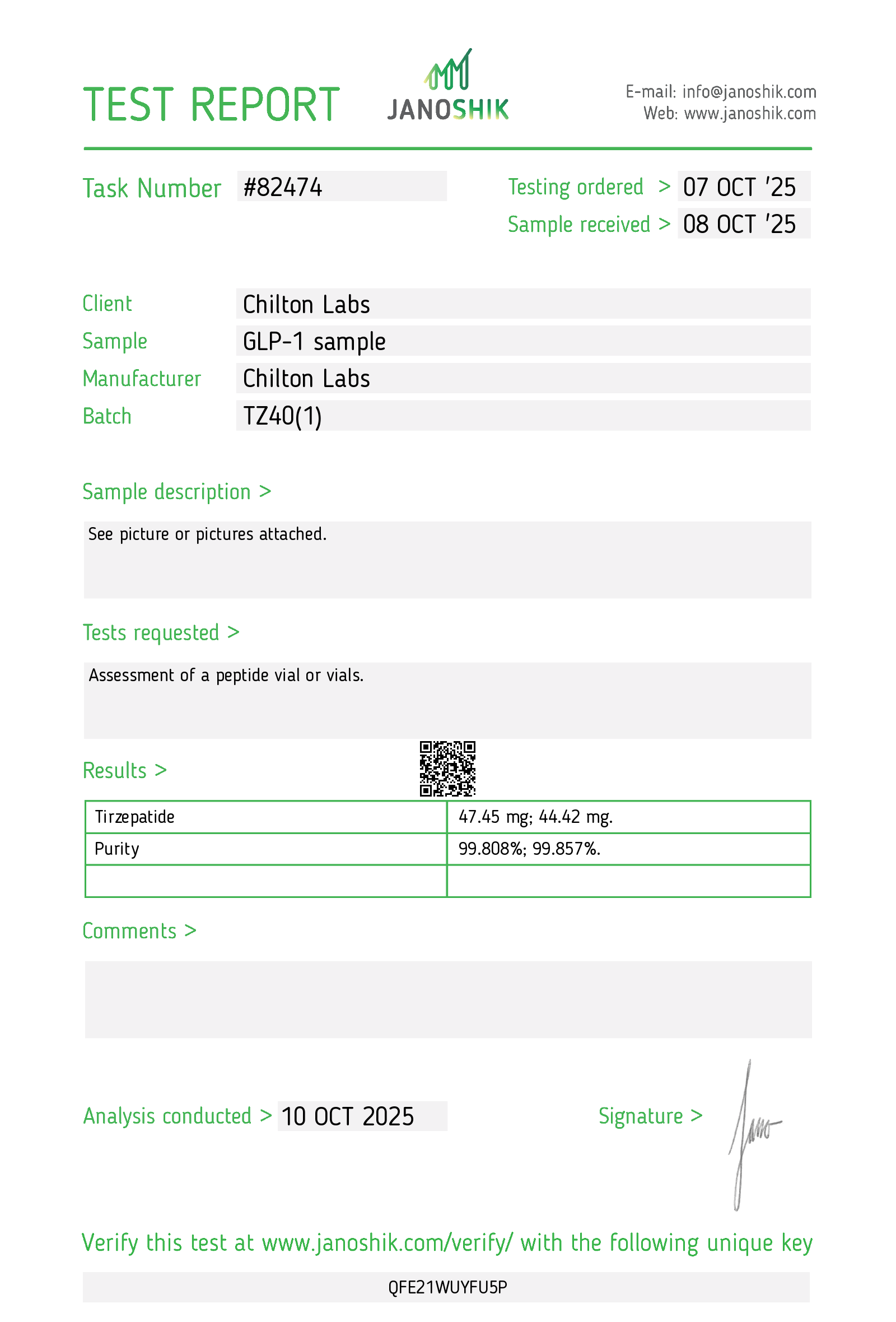 Tirzepatide 40mg vial - Image 2