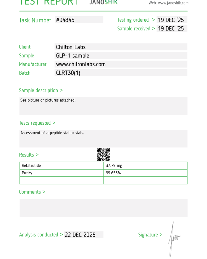 Retatrutide 30mg vial